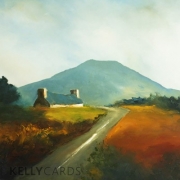 road and mountain in Irish landsacpe