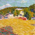 field of Corn in France Pont Aven